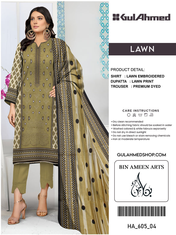 3 Piece Skin Suit | Stuff Lawn By Gul Ahmed - Zaroshi